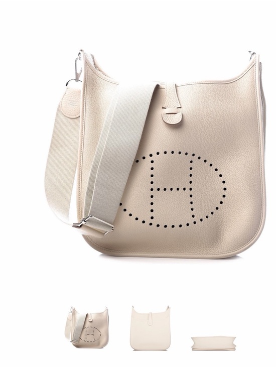 Hermes Handbags - Hermes Nata Perforated H Evelyne III size 29 Crossbody Bag